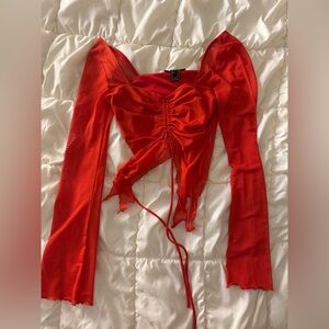 Forever 21 Bold Red Top